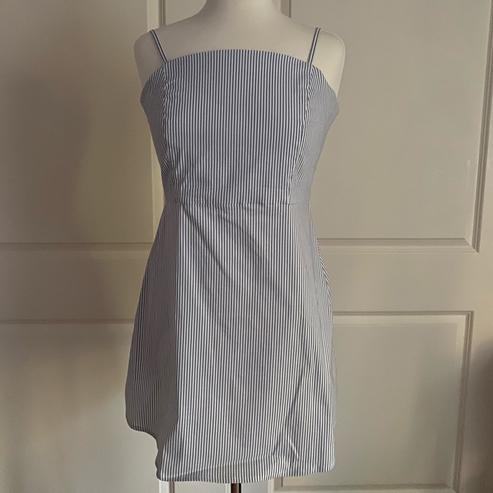 Urban Outfitters Blue and White Striped Dress